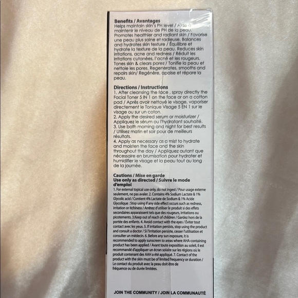 5-in-1 Facial Toner - White - Picture 3 of 3